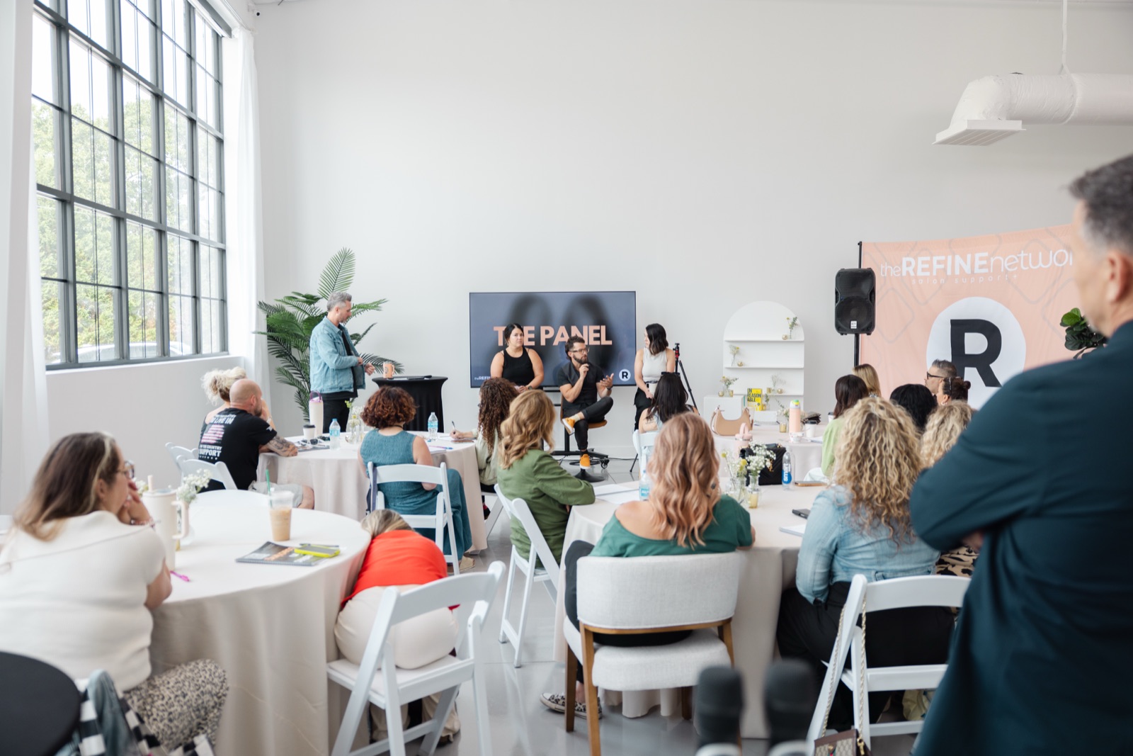 Seated event in the Flagship studio